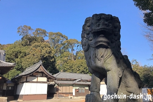 甲山八幡宮(岡崎市)の狛犬