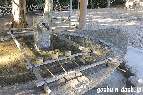 稲前神社(岡崎市)の手水舎
