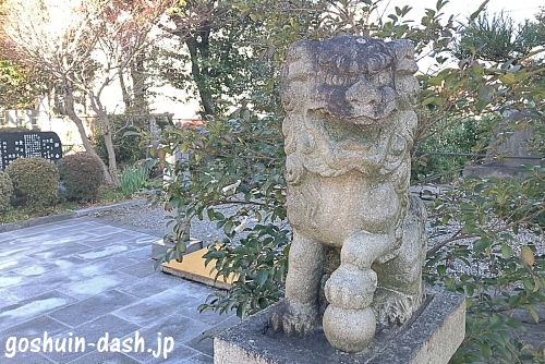 徳王神社(岡崎市)の狛犬