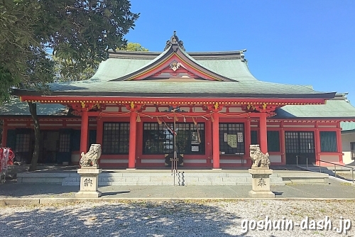 豊藤稲荷神社の社殿(拝殿)