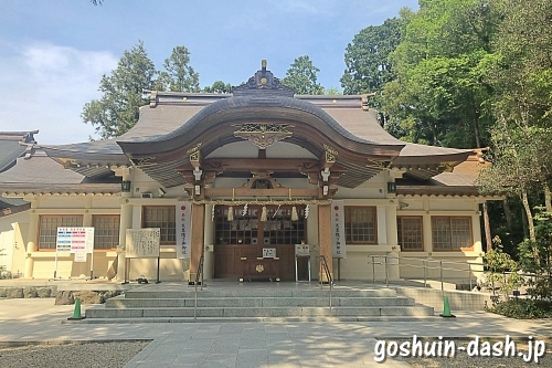 針名神社の社殿(拝殿)