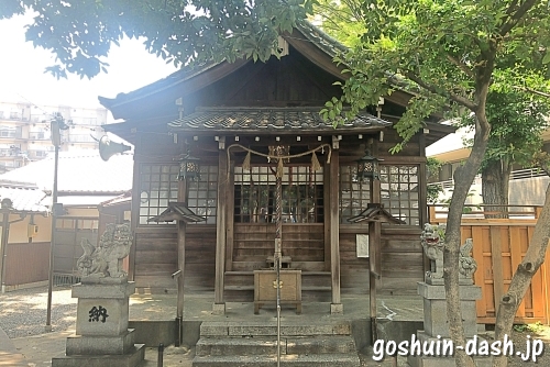 物部神社(名古屋市東区)拝殿