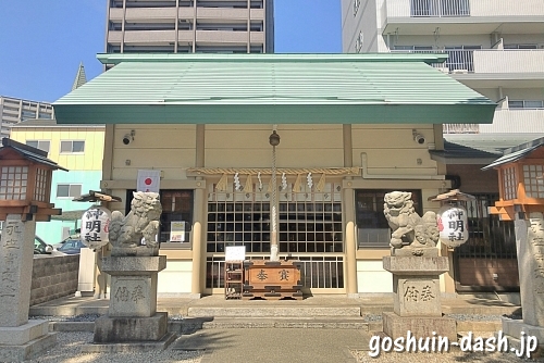 赤塚神明社(名古屋市東区)拝殿