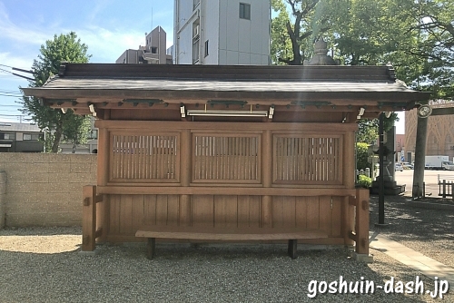 赤塚神明社(名古屋市東区)の蕃塀