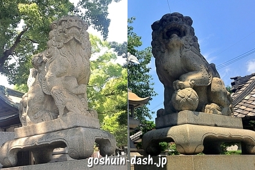 鹽竈神社(名古屋市中川区)の狛犬