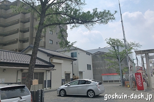 別小江神社(名古屋市北区)駐車場