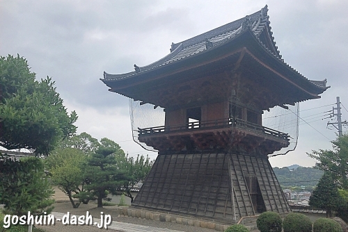 瑞泉寺(愛知県犬山市)の鐘楼(梵鐘)