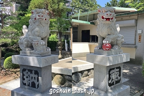 藤森神明社(愛知県名古屋市名東区)狛犬