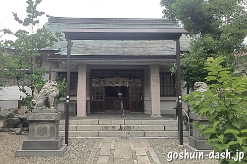 榎白山神社(名古屋市西区)拝殿(社殿)