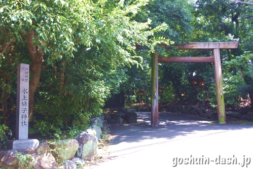 氷上姉子神社(名古屋市緑区)西鳥居
