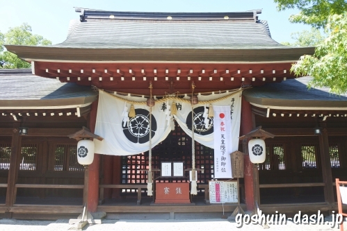 富部神社(名古屋市南区)拝殿