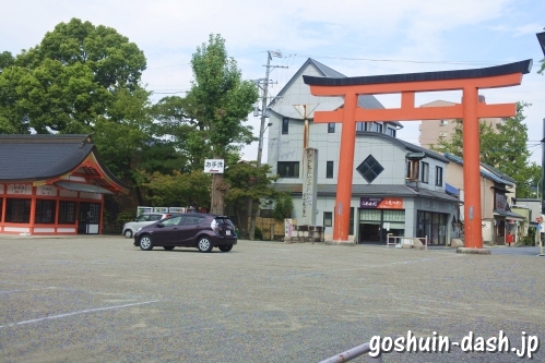 津島神社(愛知県津島市)駐車場