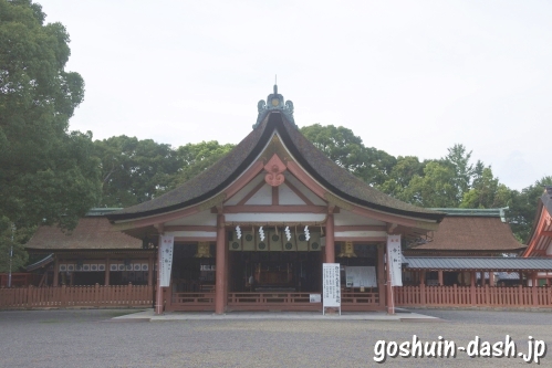 津島神社(愛知県津島市)社殿(拝殿)