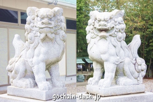 岩崎神明社(愛知県日進市)狛犬