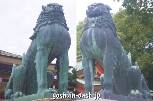 金神社(岐阜市)狛犬