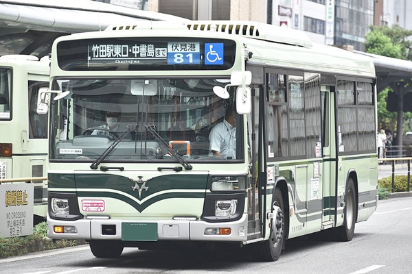 京都市営バス いすゞ・エルガ（ノンステップバス）