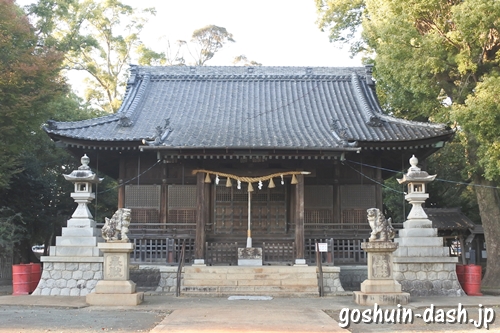 豊川進雄神社(愛知県豊川市)拝殿