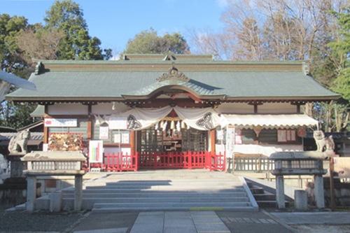 新羅神社(岐阜県多治見市)新拝殿