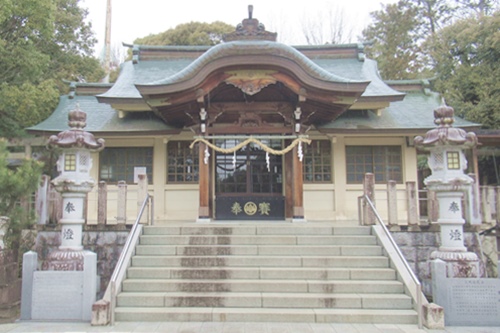 大森八劔神社(名古屋市守山区)拝殿