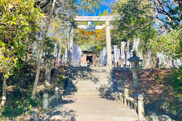羽豆神社(愛知県南知多町)拝殿前鳥居01
