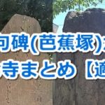 芭蕉句碑(芭蕉塚)のある神社やお寺まとめ